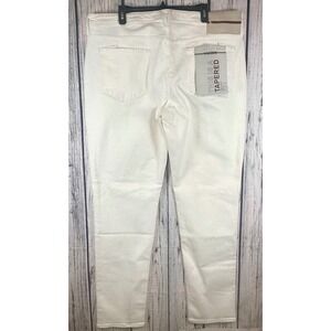 Vayder Ambrosi Tapered Fit White Jeans Mens Size 38 Button Fly Made in‎ USA NWT